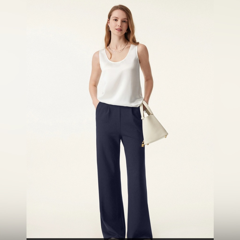 NWT OGL Move High Rise Pull-on Wide Leg Pant with Adjustable Bar NWT